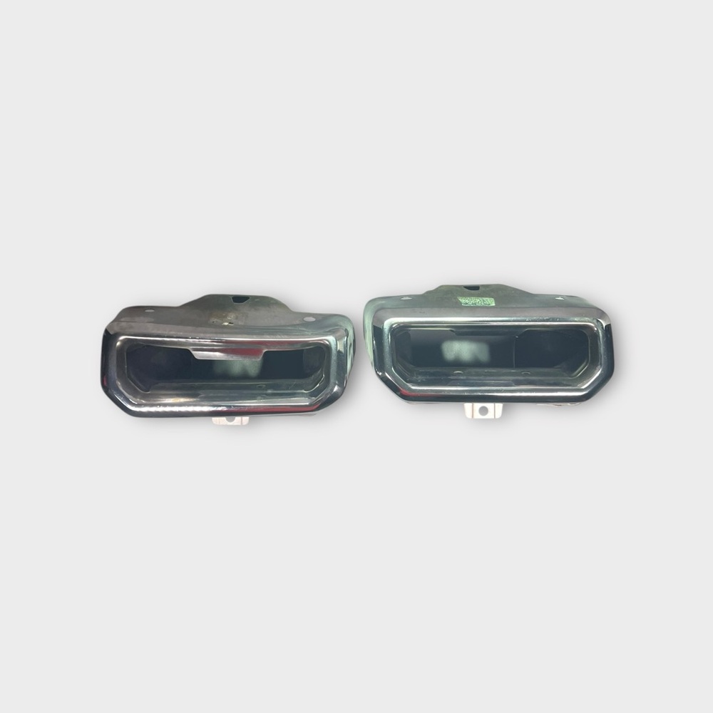 2019 - 2022 Chevrolet Silverado 1500 Rear Exhaust Tip Set OEM ANS72124 Chrome